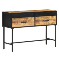 Konzolový stolek 110 × 35 × 75 cm hrubé mangovníkové dřevo