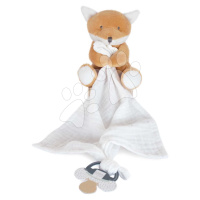 Plyšová liška se šňůrkou na dudlík Fox Dummy Holder Unicef ​​Collection Doudou et Compagnie v dá