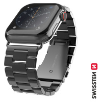 Kovový řemínek Swissten pro Apple Watch 38-40mm, černá