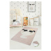 Conceptum Hypnose Dětský koberec King Panda 140x190 cm růžový