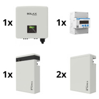 SolaX Power Sol. sestava: 10kW SOLAX měnič 3f + 17,4kWh TRIPLE Power baterie + elektroměr 3f