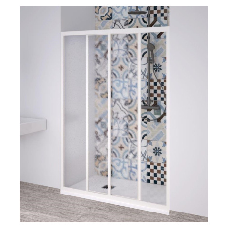 Forte Olsen spa ACRIL - Sprchové dveře posuvné PORTA NEW 110-100 cm, bílá barva/polystyrol