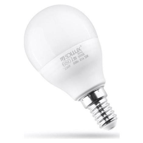 Neutrální bílá LED žárovka E14, 7,5 W – Sollux SOLLUX LIGHTING