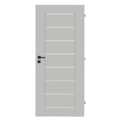 Interiérové dveře Naturel Perma levé 60 cm šedá matná PERMASM60L