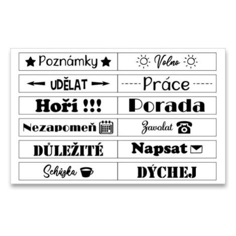 Otočné razítko s nápisy Aladine Roll Stamp Můj diář