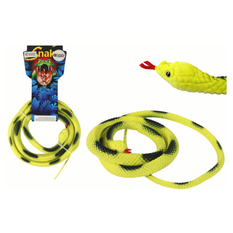 mamido Gumový had korálový žlutý