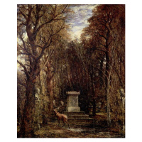 Constable, John - Obrazová reprodukce The Cenotaph to Reynold's Memory, (35 x 40 cm)