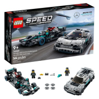 Lego® speed champions 76909 mercedes-amg f1 w12 e performance a mercedes-amg project one