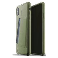 Kryt MUJJO Full Leather Wallet Case for iPhone Xs Max - Olive (MUJJO-CS-102-OL)