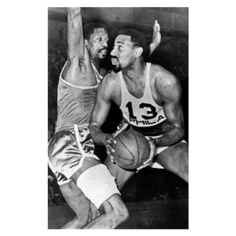 Fotografie Chamberlain vs Russell, Philadelphia, Pennsylvania, April, 1966, 24.6x40 cm