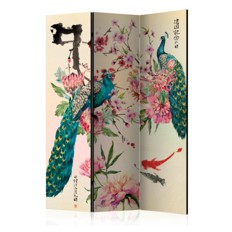 Paraván Peacock Love Dekorhome Artgeist