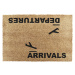 Rohožka z kokosového vlákna 40x60 cm Arrivals and Departures – Artsy Doormats