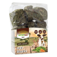 Seno NATURE LAND Hay bloky s mrkví 600 g