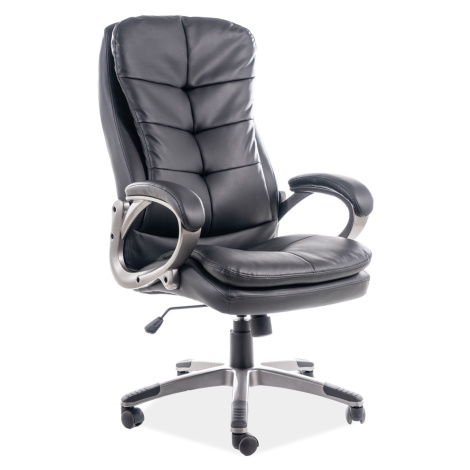 Signal Kancelářská židle Q-270 černá eko kůže