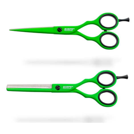 Kiepe Neon Scissor Set - set nůžek na stříhání 5.5&quot; a efilačních nůžek, 5,5&quot; 2480.3 (5