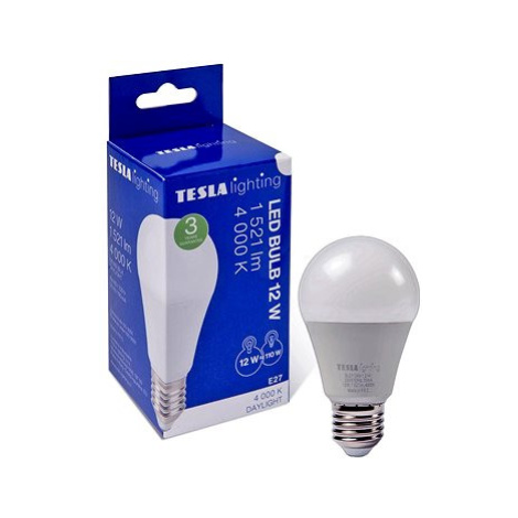 TESLA LED BULB, E27, 12W, 1521lm, 4000K denní bílá