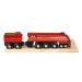 Bigjigs Rail replika lokomotivy Duchess of Hamilton+3 koleje