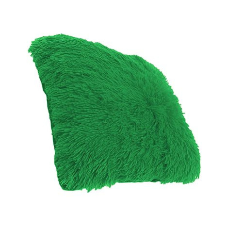 APT Plyšový potah na polštář 40 × 40 cm zelený