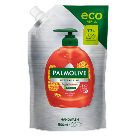 Palmolive Hygiene+Family tekuté mýdlo s přírodní antibakteriální složkou náhradní náplň 500 ml