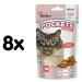 Akinu Pockets lososové polštářky pro kočky 8×40 g