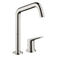 Dřezová baterie Hansgrohe Axor Citterio M s otočným raménkem vzhled nerezu 34820800