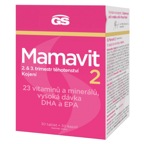GS Mamavit 2 Těhotenství a kojení 30 tablet + 30 kapslí Green Swan