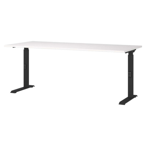 Pracovní stůl s nastavitelnou výškou s bílou deskou 80x180 cm Downey – Germania