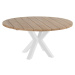 Zahradní kulatý stůl Stephanie 150cm, bílá HN53629203