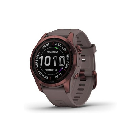 Garmin Fenix 7S PRO Sapphire Solar Dark Bronze Titanium/Shale Gray Band