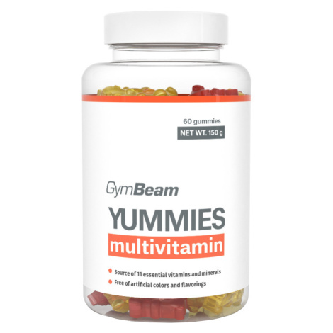GymBeam Yummies Multivitamin medvídci 60 ks