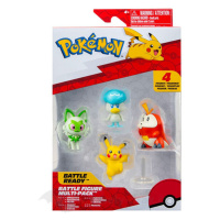 Pokémon akční figurky Fuecoco, Quaxly, Sprigatito, Pikachu 5 cm