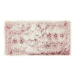 Kontrast Kusový koberec s vysokým vlasem OMBRE 80x140cm - magnoliový