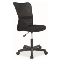 Kancelářská židle PANOGA, černá Z EXPOZICE PRODEJNY, II. jakost