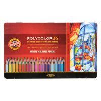 KOH-I-NOOR Polycolor Artist's Coloured Pencils Sada barevných tužek 36 ks