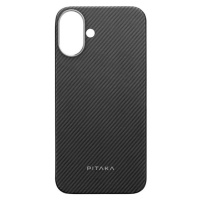 Pitaka MagEZ Case 5 MagSafe kryt iPhone 16 Black/Grey Twill