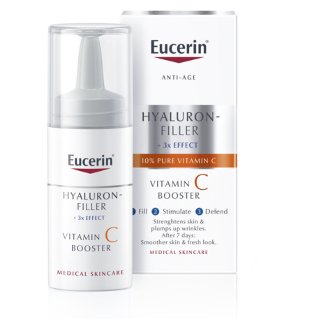 Eucerin Hyaluron-Filler + 3x Effect Vitamin C booster proti vráskám 8 ml