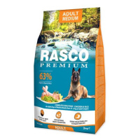 Granule RASCO Premium Adult Medium kuře s rýží 3 kg