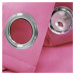 Dekorační závěs s kroužky COLOR 250 barva 10 růžová 140x250 cm (cena za 1 kus) MyBestHome