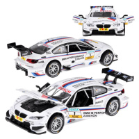 mamido Sportovní kovové autíčko BMW M3 DTM 1:32 s efekty