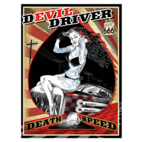 Ilustrace Devil Driver - Death Speed, Alchemy, 30 × 40 cm