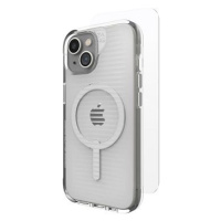 ZAGG Case Luxe Snap kryt a ochranné sklo pro Apple iPhone 15/14/13 – transparentní
