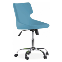 Otočná židle na kolečkách colorato - modrá