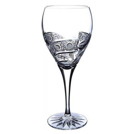 Onte Crystal Bohemia Crystal ručně broušené sklenice na červené víno Kometa 420 ml 2KS
