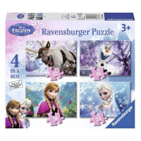 Ravensburger 07360 puzzle ledové království 4 v 1