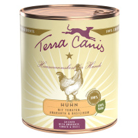 12 x 800 g Výhodné balení Terra Canis - Kuře s amarantem, rajčaty & bazalkou