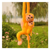 Plyšák Monkey s Baby Yellow 90 cm