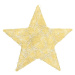 Dekoria Vánoční ozdoba Golden Star II 25 cm, 25x25x0,5 cm