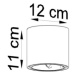 Stropní svítidlo SOLLUX Tiube GU10 1x40W bez zdroje SL.0697 černá