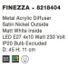 Nova Luce Moderní přisazené stropní svítidlo Finezza v několika variantách - 3 x 10 W, pr. 450 m