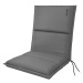 Doppler CITY nízký polstr na židli a křeslo - tmavě šedý (4419)